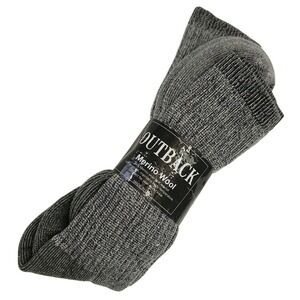 Cabela's Outback Merino Wool Socks Soft Warm All Season Made in USA‎ Size 9-11